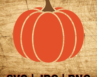 Pumpkin SVG | Cricut | Silhouette | SVG/Vector | Digital Download