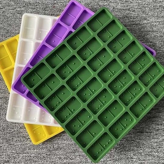 Double 15 Domino Mold