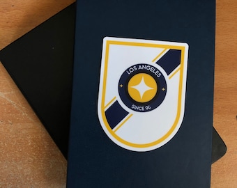 Sash LA Soccer Crest Die Cut Vinyl Sticker