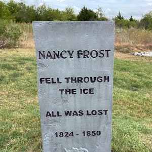 Nancy Frost small tombstone