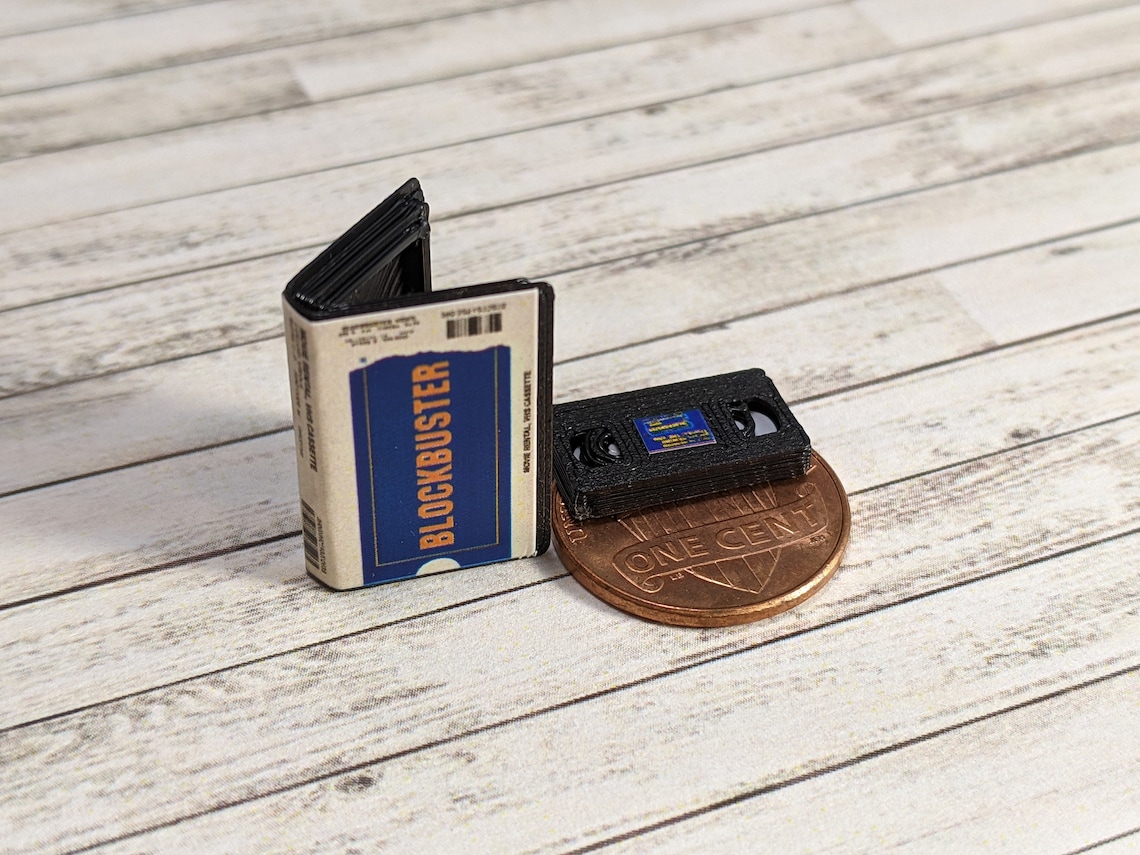 Mini VHS tapes in 112 scale choose the movie Retro 80's Etsy