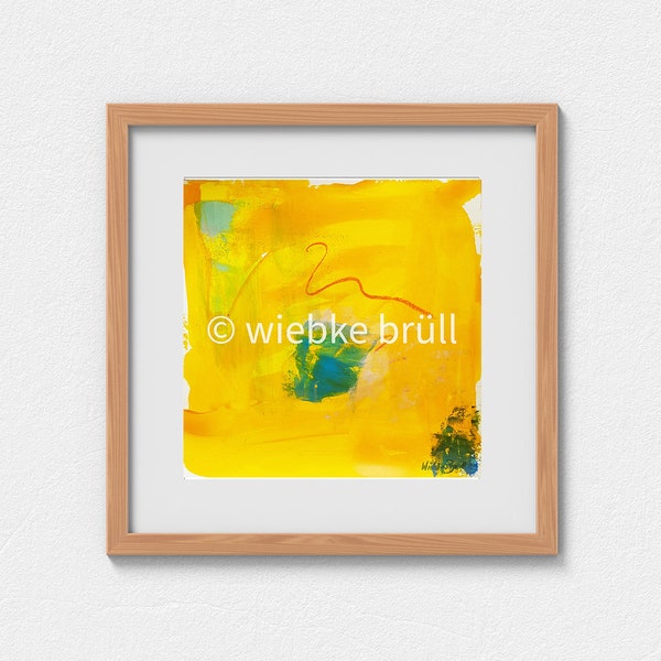 Acrylbild summer edition 21 / digitale Datei "sommersonne" / 30x30cm skalierbar / printable art / instant download PDF und Jpg