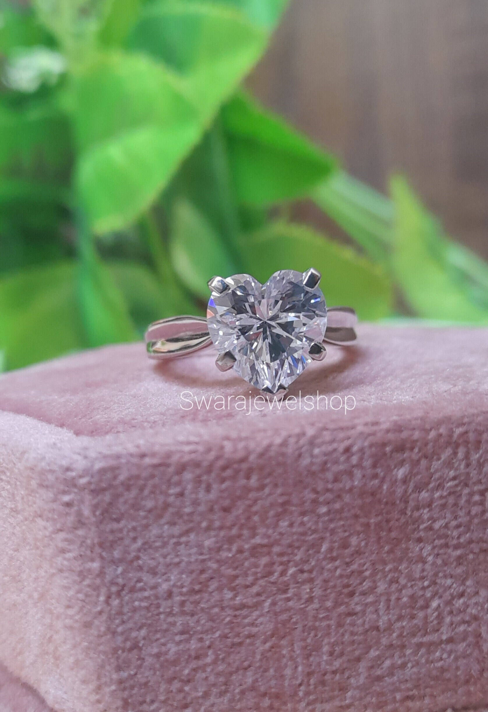 Heart shaped deals diamond ring price