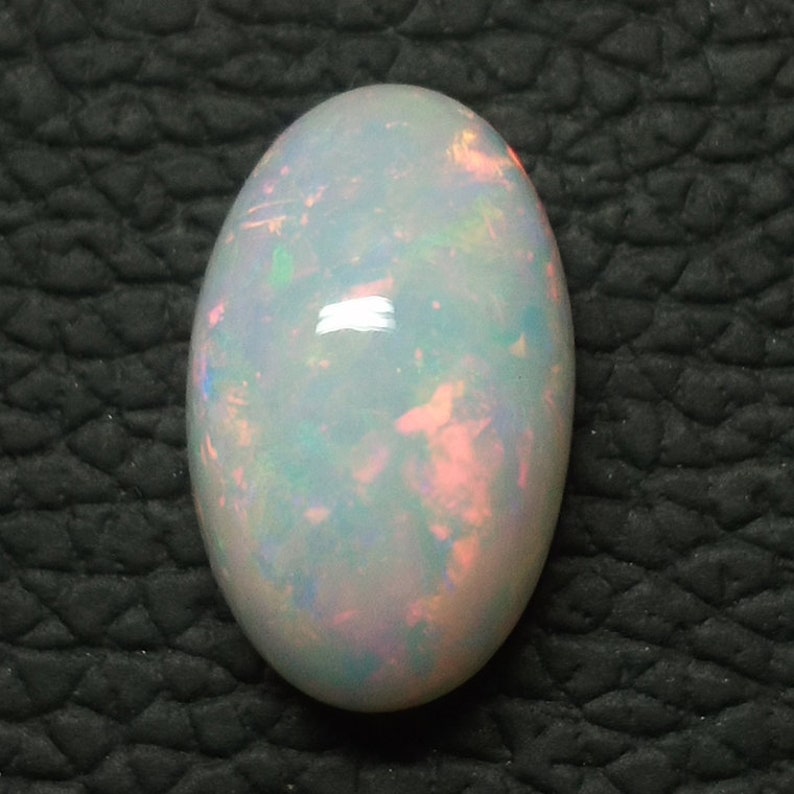 10.6 Cts Ethiopian Opal Cabochon Multi Fire Opal Natural Ethiopian loose Stone Welo Fire Opal Oval Shape Opal Cabochon 19x11x10 MM \u2013 AMI270