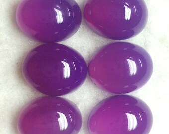 Purple Chalcedony Oval Cabochons 3 sizes to choose from 9x15 9x20mm 11x29 
