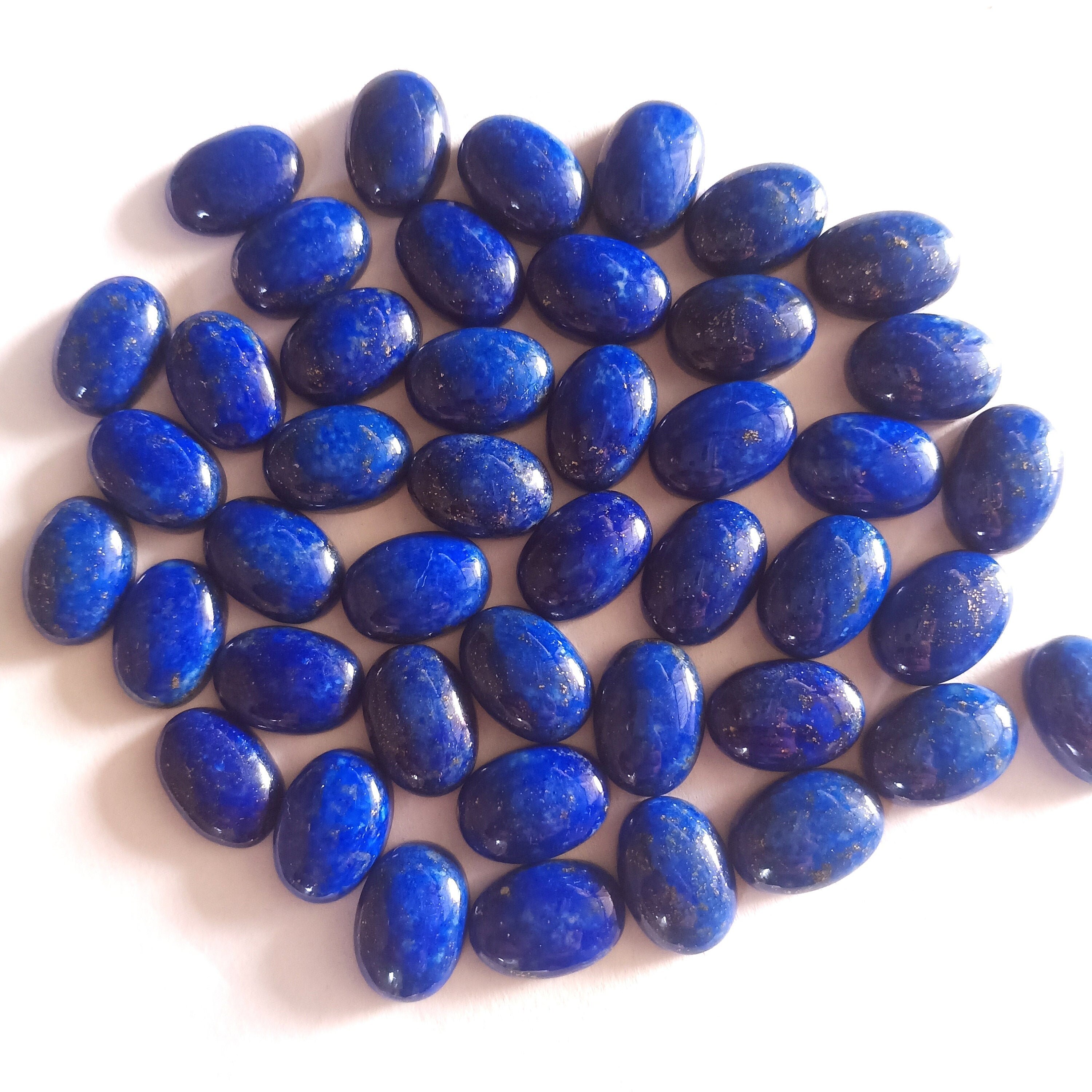 4X6MM TO 15X20MM NATURAL LAPIS LAZULI CABOCHON OVAL TOP QUALITY LOOSE GEMSTONE 4X6MM TO 15X20MM NATURAL LAPIS LAZULI CABOCHON OVAL TOP QUALITY LOOSE GEMSTONE