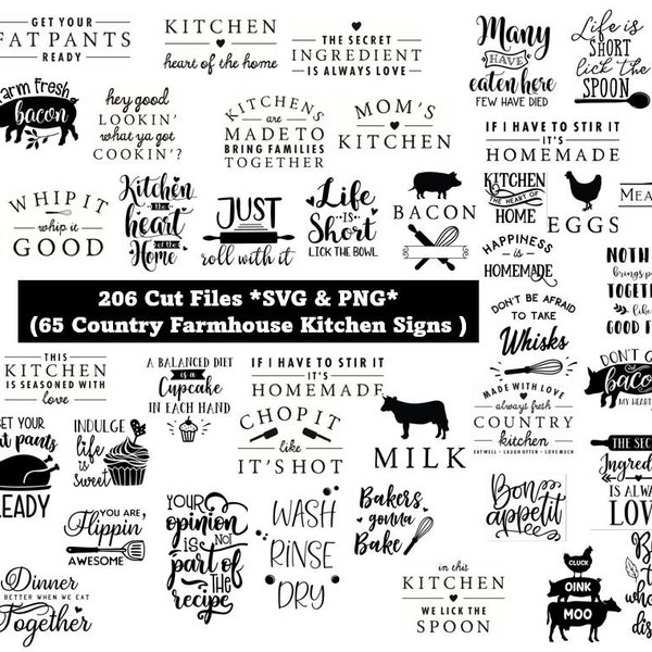 Farmhouse SVG Sign Bundle, Country Home Sign SVG Cut Files, Funny Svg, Cut File For Cricut