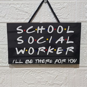 Social Worker Office Decor, School Social Worker,  School Counselor, School Nurse, Social Worker Office Wall Sign, Free Shipping