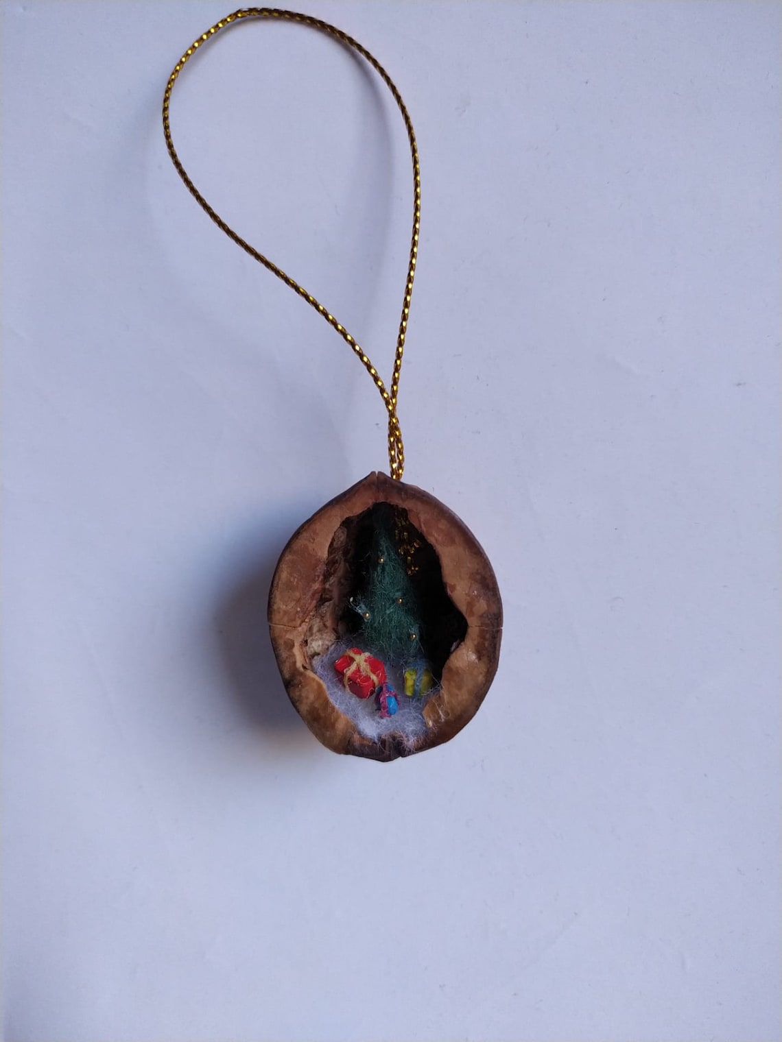 Walnut Shell Christmas Ornaments - Etsy