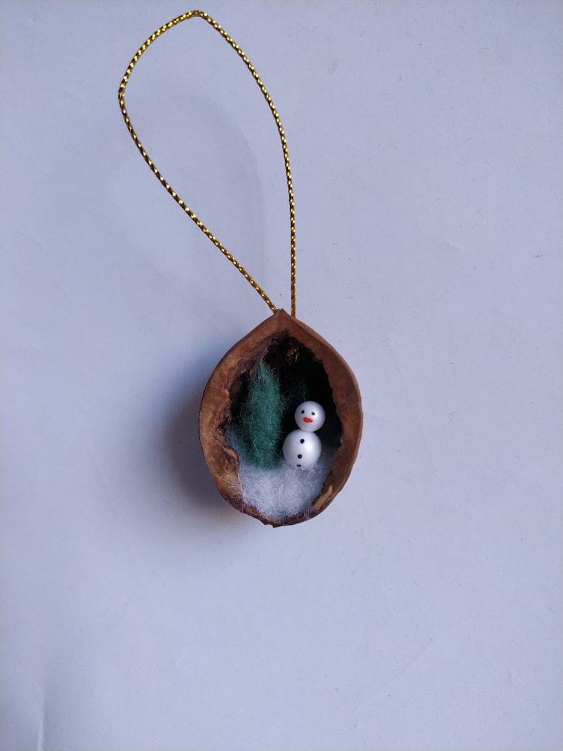 Walnut Shell Christmas Ornaments - Etsy