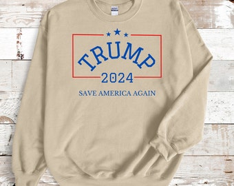 Sudadera Trump, Trump 2024, Pro Trump, Sudadera, Camisa Republicana, Regalos Republicanos, Take America Back Again, Camisa Donald Trump, 2024,
