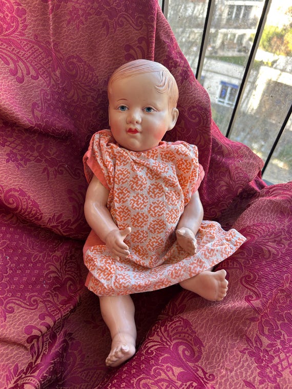 Doll Antique Original , Beauty Girl, Plastic 1950-60's - Etsy