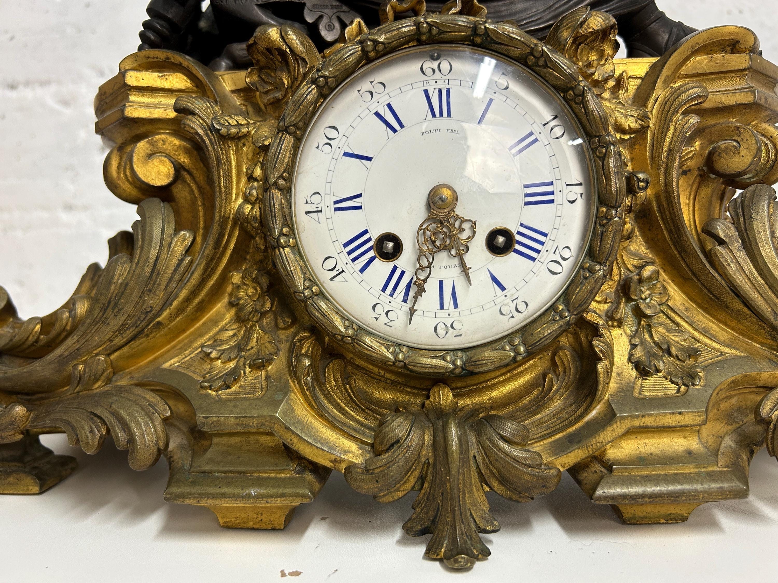 SAVOIR & FAIRE LA PIERRE 2024年 534P HC Antique French Bronze Clock, Sappho Statue, Signed J. Pradier & H