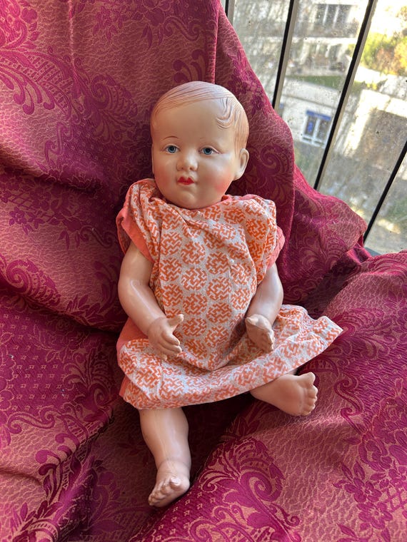 Doll Antique Original , Beauty Girl, Plastic 1950-60's - Etsy