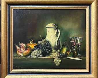 PBJ & Jar of Milk - NOAH VERRIER Original Still Life Oil Painting