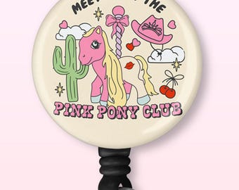 Pink Pony Club | Retractable Badge Reel