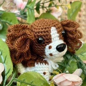 Crochet English Springer Spaniel Amigurumi Pattern