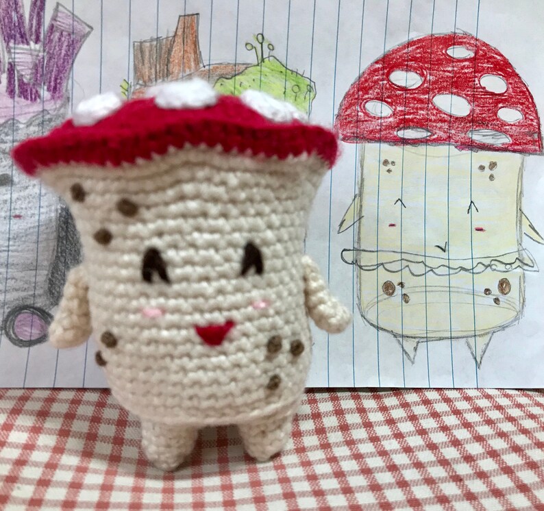 Crochet Mushroom Sprite image 6