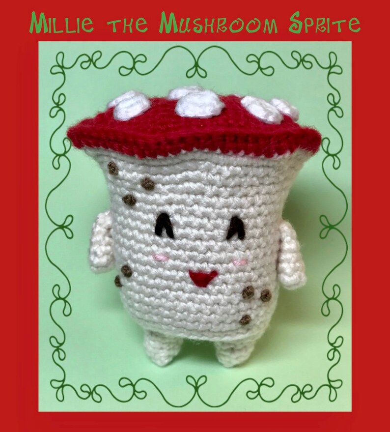 Crochet Mushroom Sprite image 1