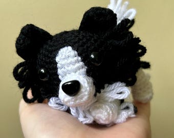 ボーダーコリー犬の編みぐるみ編み図 - Etsy 日本