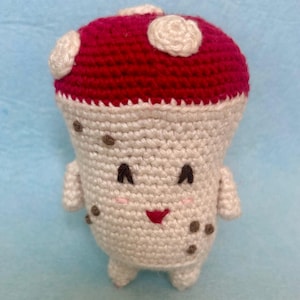 Crochet Mushroom Sprite, Amigurumi Forest Sprite, Crochet Mushroom PDF pattern