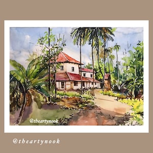 Indian village scene - Etsy Canada, حجم الصورة 300x300