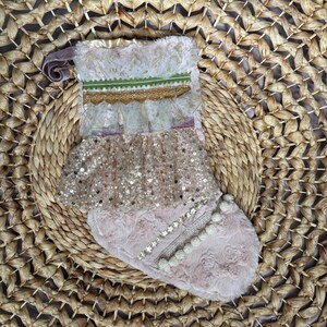 Pink Sequin Christmas Stocking
