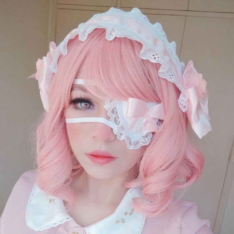 Pastel Goth Heart Eyepatch Etsy