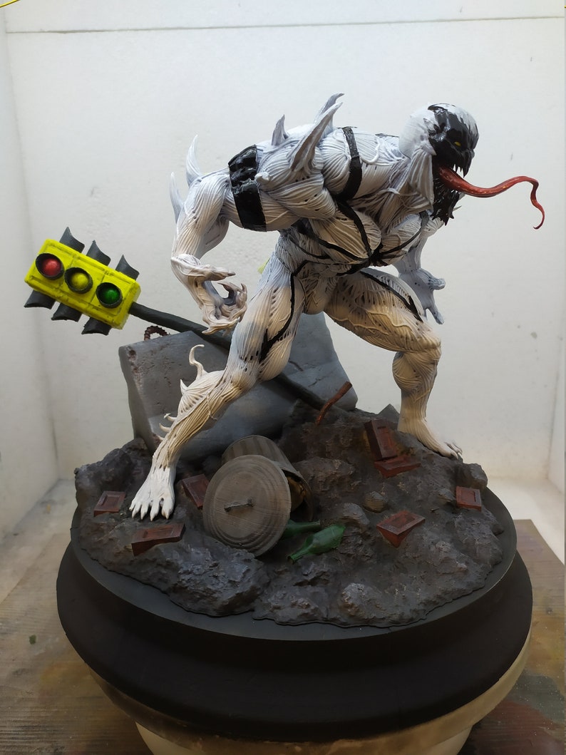 Anti Venom 3d printed and painted