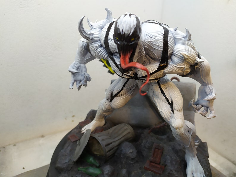 Anti Venom 3d printed and painted