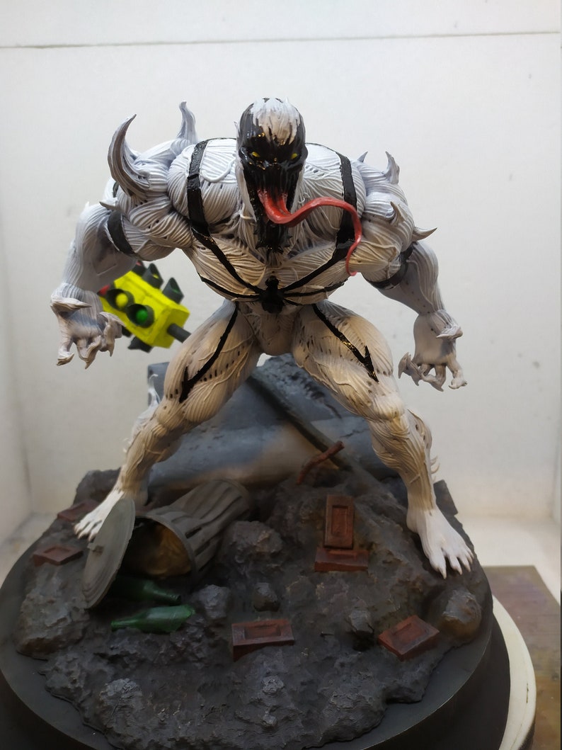 Anti Venom 3d printed and painted