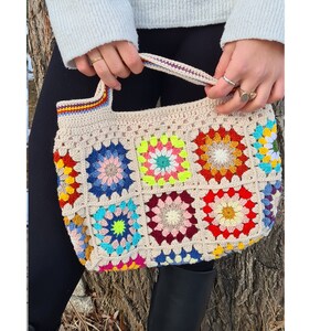 Crochet Mini Bag, Knit Summer Bag, Crochet Purse, Women Bag, Gift For Her, Tote Bag, Top Handle Bag