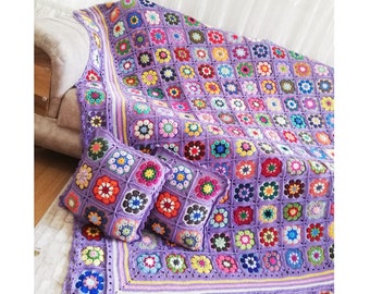 Knitted Bedspread Etsy