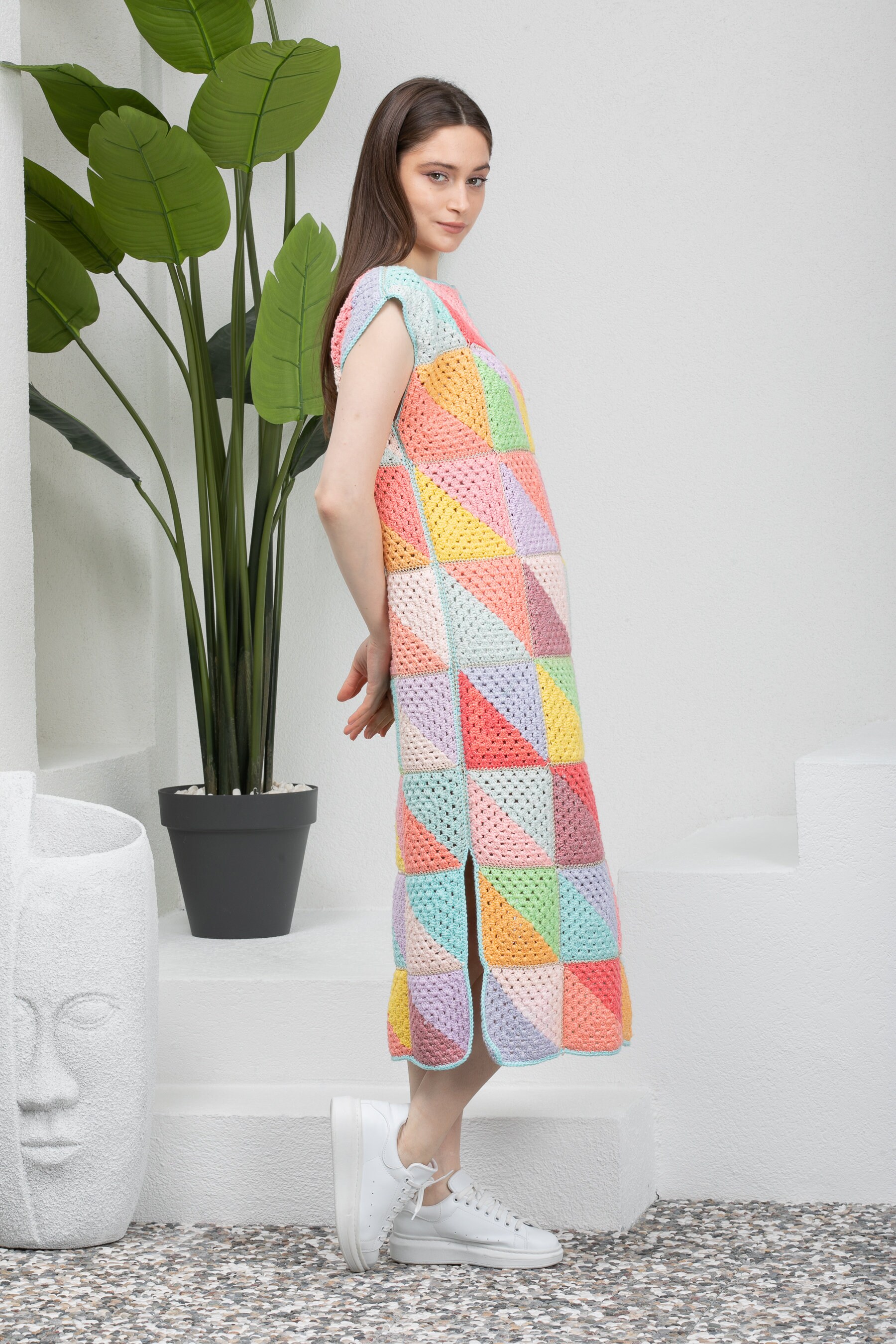 新作新品 LADY CROCHET KNIT DRESS セール】LADY CROCHET KNIT DRESS（ワンピース）｜Ameri（アメリ