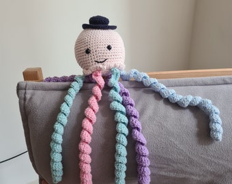 Crochet Octopus for Preemies, Soft baby toys Octopus, Knitted baby octopus, Baby Shower gift ideas, newborn gift, colorful dolls