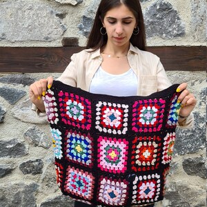 Crochet Tote Bag XXL Size, Extra Large Tote Bag, Afghan Crochet Bag