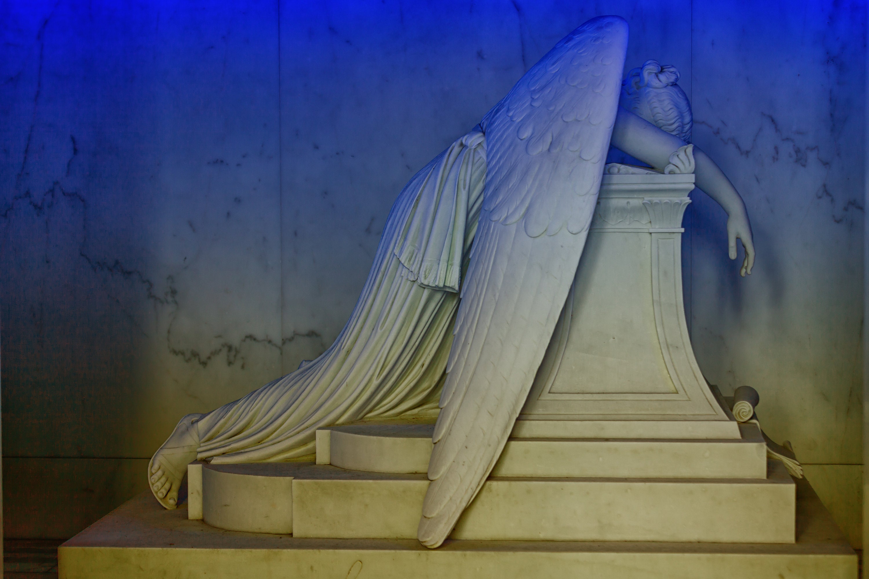 Weeping Angel in Metairie Cemetery, New Orleans Etsy