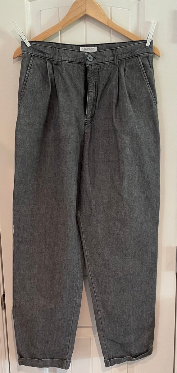 Vintage 1980s high waist pants, Calvin Klein - image 3