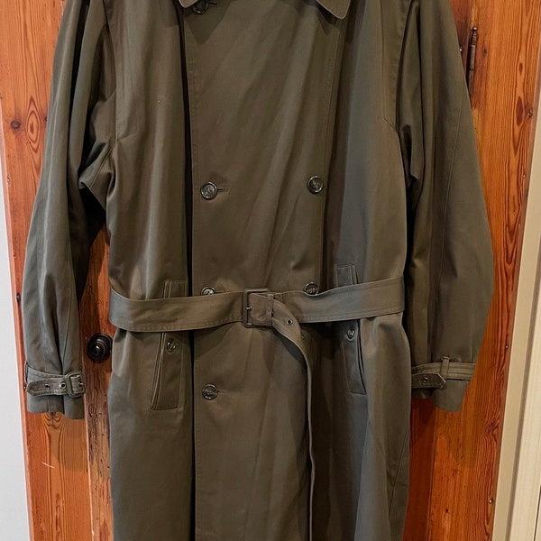 Vintage London Fog trench coat, olive