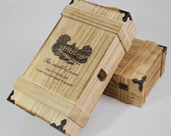 Wine collectors, environmentally friendly wine boxes, custom carved wooden wine boxes, champagne boxes, wine storage, natural wood, DIY-gift