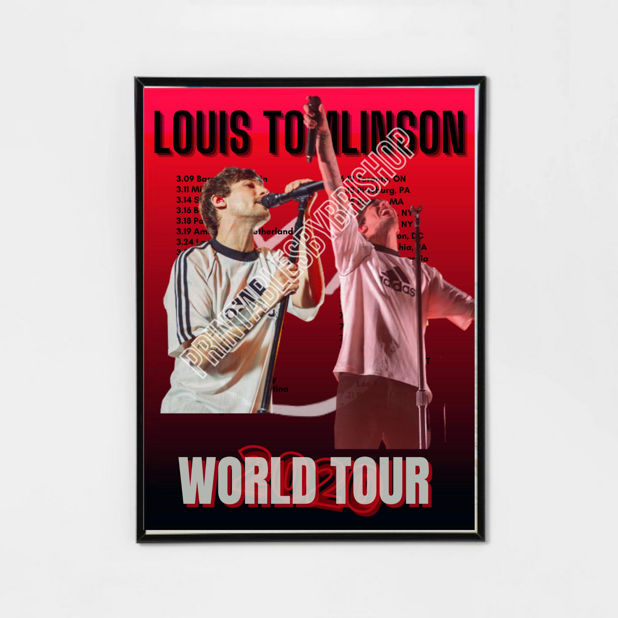 louis tomlinson world tour poster