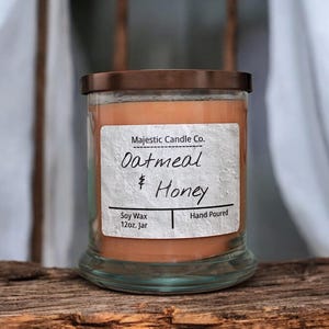 Majestic Candle Oatmeal and Honey