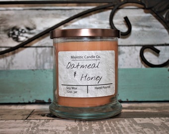 Majestic Candle Oatmeal and Honey