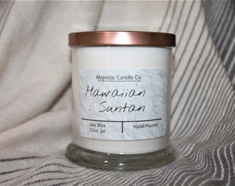 Majestic Candle Hawaiian Suntan 12oz.