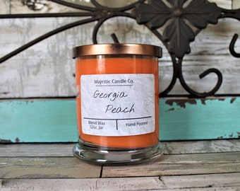 Majestic Candle Georgia Peach 12oz.