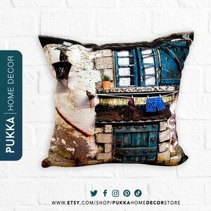 Window Printed Pillow Covers, Door Printed Pillow Case, Throw Pillow Covers, Lumbar Pillow Covers, Decorative Pillow - PHD0133