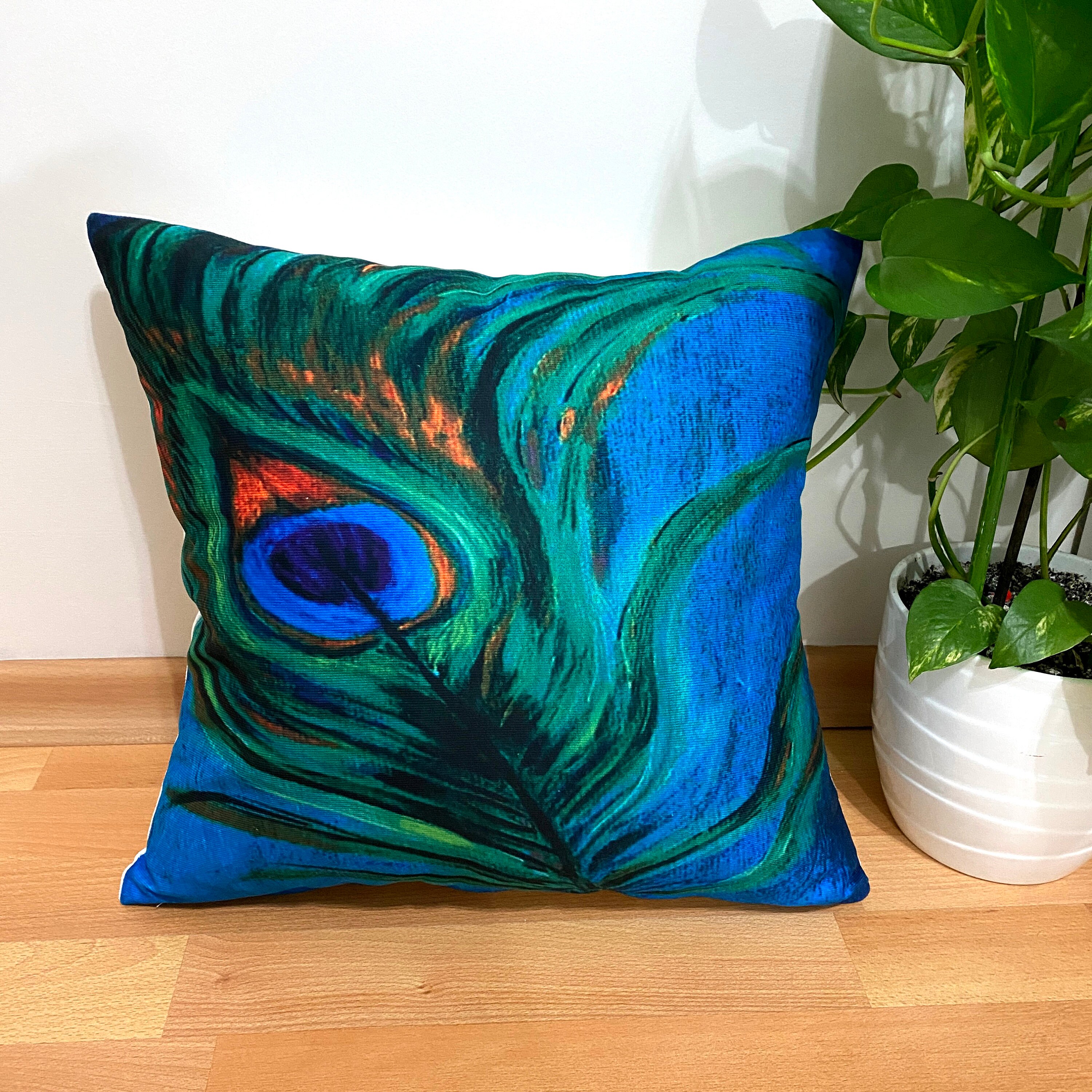 Pillow Covers 16 x 16 Decorative Home Decor Floral Designer Etsy