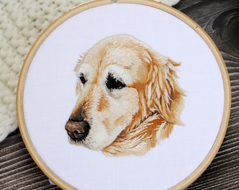 Custom pet portrait embroidery, custom embroidered pet, cat portrait, dog portrait, pet memorial