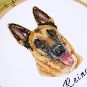 Custom pet portrait embroidery, custom embroidered pet, cat portrait, dog portrait, pet memorial