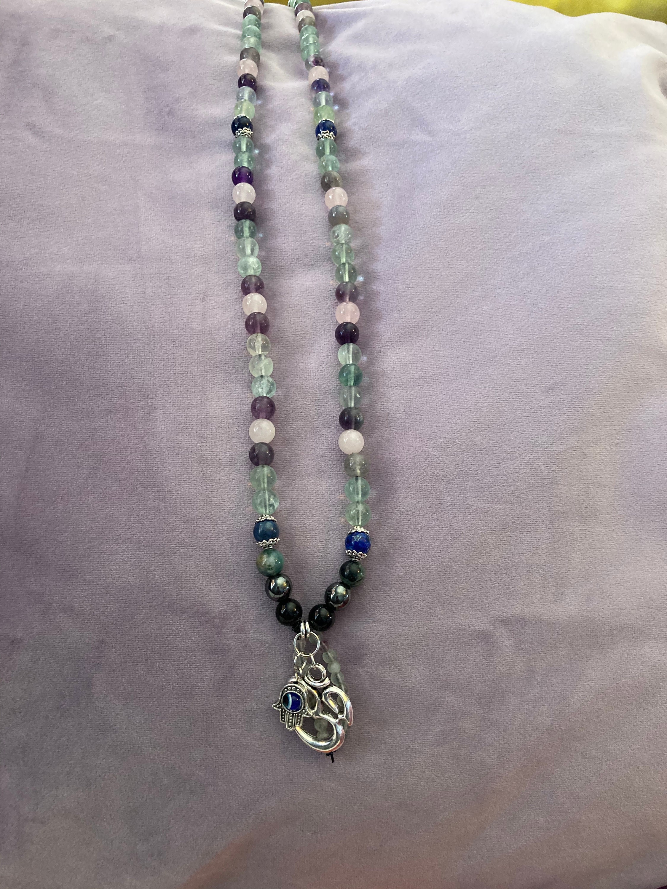 Perles de prière en cristal de pierre de gemme réelle - Etsy France